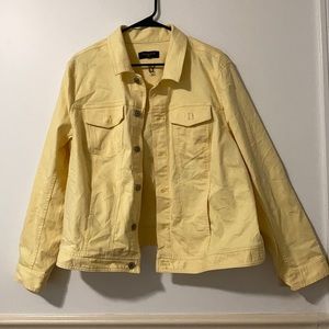 Talbots Yellow Denim Jacket